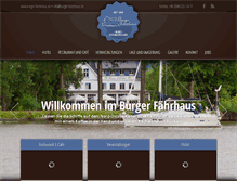 Tablet Screenshot of burger-faehrhaus.de